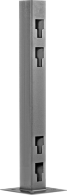 5055 Series Galvanized Steel Post | 3 Lengths Available | Unpainted & Powder-Coated Options | UK Building Compliant